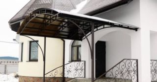 Навесы из металла над крыльцом Боровичи, цена от 1920 руб.