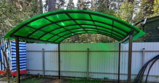 Арочные навесы из поликарбоната Боровичи, цена от 3685 руб.